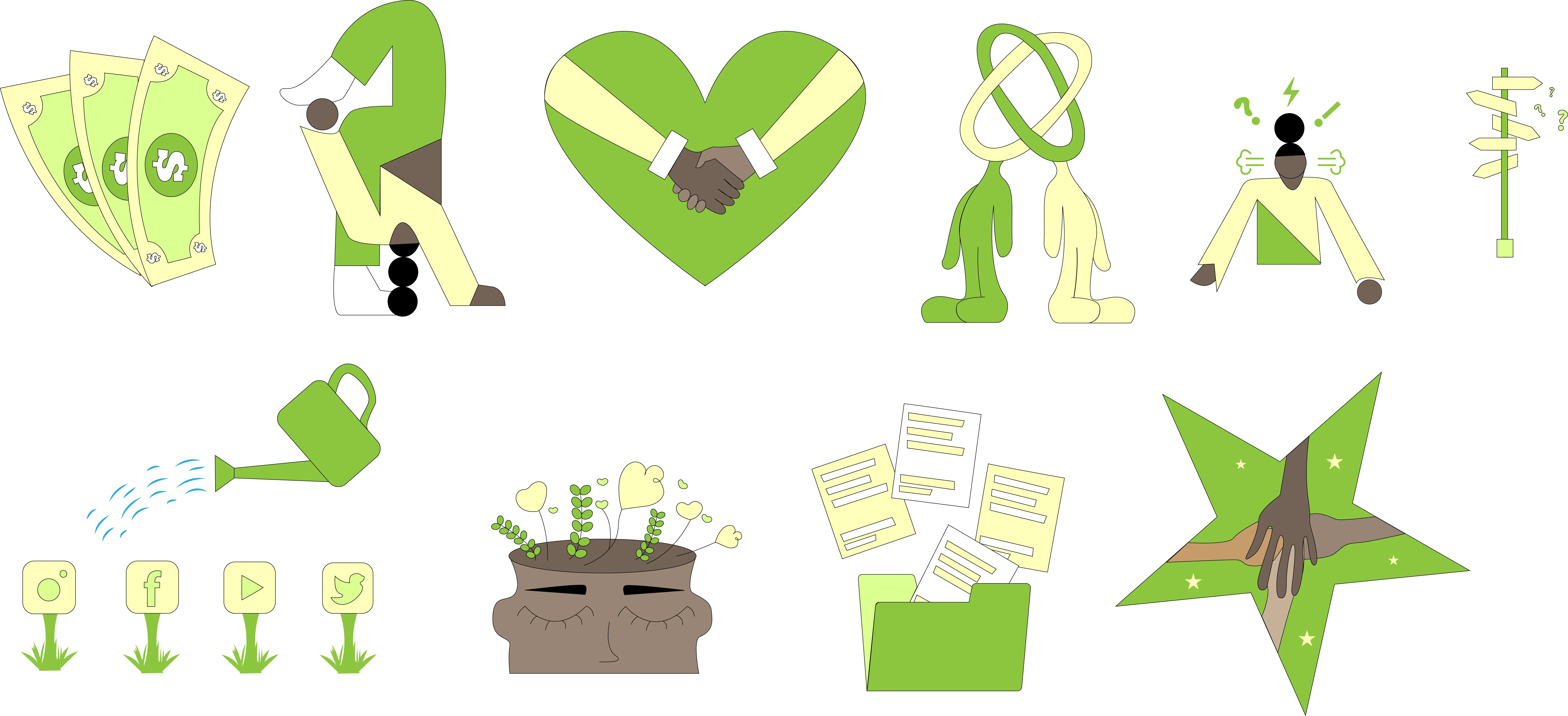 Magazine illustrations